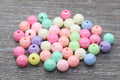 10mm Pastel AB Multicolor Acrylic Gumball Beads