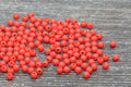 4mm Red Orange Acrylic Spacer Beads