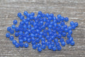4mm Royal Blue Acrylic Spacer Beads