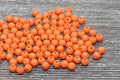 5mm Orange Acrylic Spacer Beads