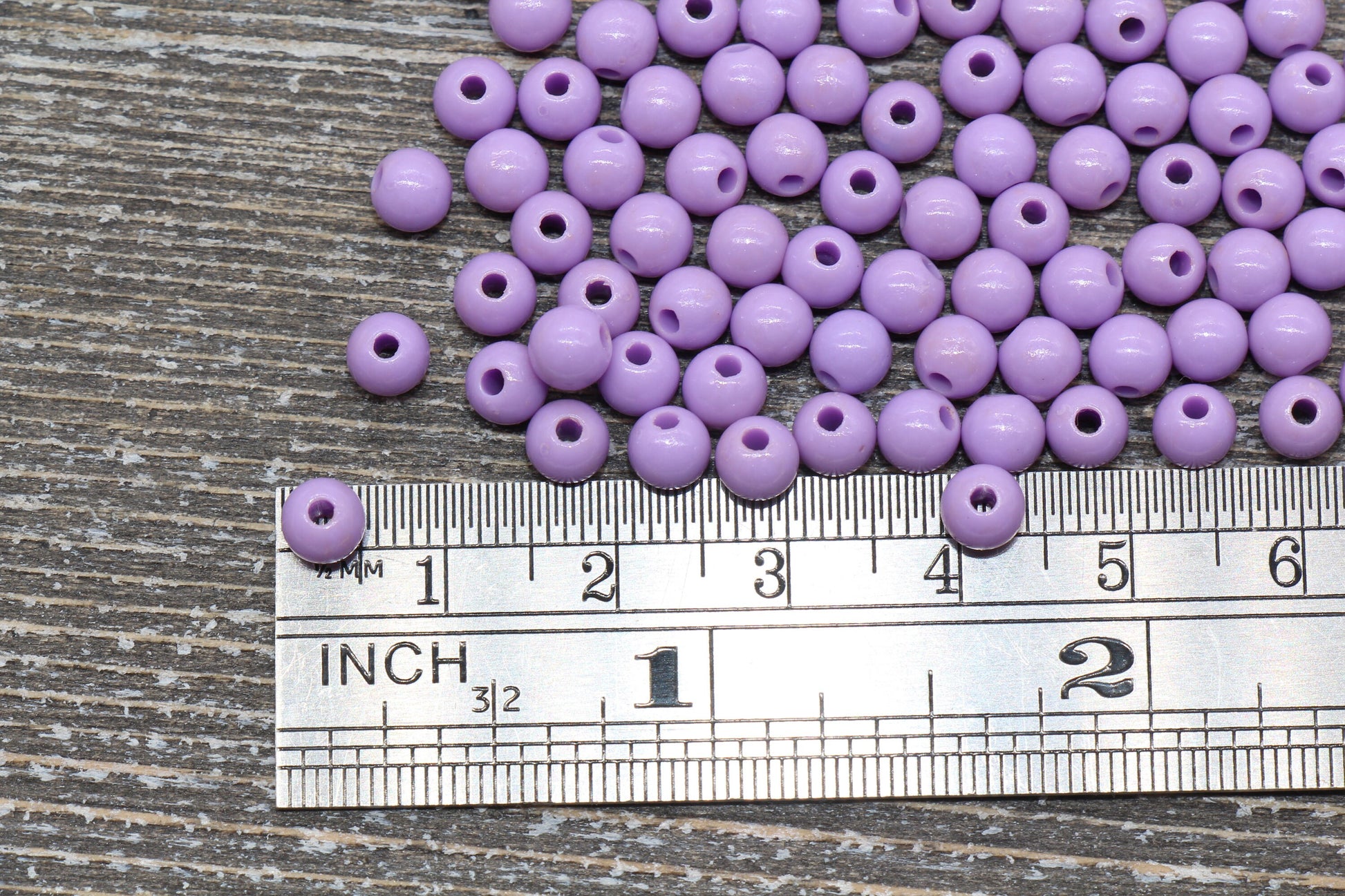 5mm Purple Gumball Beads, Purple Round Acrylic Loose Beads, Plastic Round Bubblegum Beads, Smooth Round Beads #870