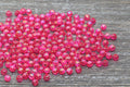 4mm Fuchsia AB Acrylic Spacer Beads