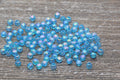 4mm Blue AB Acrylic Spacer Beads