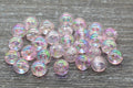 10mm Baby Pink AB Acrylic Gumball Beads