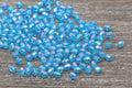 4mm Blue AB Faceted Acrylic Beads