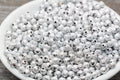 5mm Silver Gray Stardust Acrylic Beads