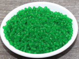 4mm 6/0 matte green transparent glass seed beads for bracelets