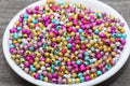 4mm Multicolor Stardust Acrylic Beads