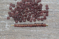 4mm 6/0 wine transparent glass seed beads for bracelets