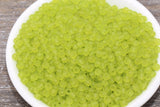 4mm 6/0 matte light green transparent glass seed beads for bracelets