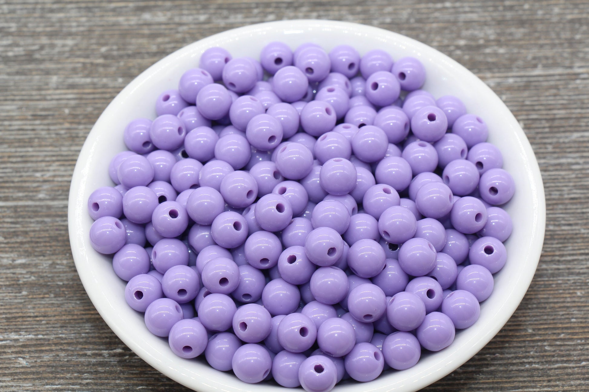 8mm Purple Gumball Beads, Round Acrylic Loose Beads, Bubblegum Beads, Chunky Beads, Bubble Gum Beads, Smooth Plastic Round Beads #1060