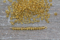 4mm 6/0 gold transparent glass seed beads for bracelets