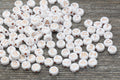 7mm Rose Gold Acrylic Letter Beads