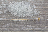4mm 6/0 clear transparent glass seed beads for bracelets
