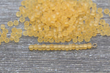 4mm 6/0 matte light orange transparent glass seed beads for bracelets
