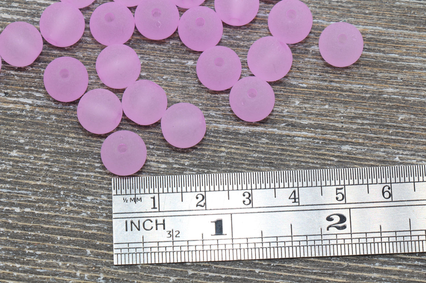 10mm Matte Light Purple Gumball Beads, Round Acrylic Loose Beads, Frosted Bubblegum Beads, Chunky Beads, Round Plastic Beads #679