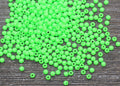 4mm Green Acrylic Spacer Beads