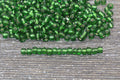 4mm 6/0 green transparent glass seed beads for bracelets