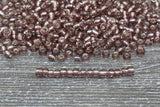 4mm 6/0 transparent silver lined glass seed beads for bracelets