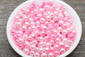 8mm Mermaid Ombre Faux Pearl Acrylic Beads #157