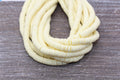 6mm light yellow heishi beads for bracelets and DIY jewelry