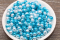 8mm Mermaid Ombre Faux Pearl Acrylic Beads #537