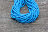 4mm blue heishi beads for bracelets and DIY jewelry
