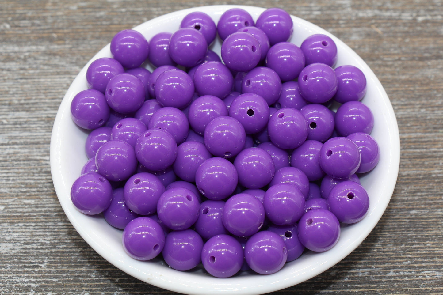 12mm Plum Purple Gumball Beads, Round Acrylic Purple Loose Beads, Bubblegum Beads, Chunky Beads, Bubble Gum Beads, Smooth Round Beads #1355