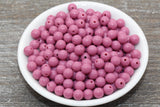 8mm Turkish Rose Acrylic Gumball Beads
