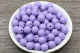 12mm Purple Acrylic Gumball Beads
