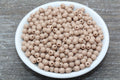 6mm Burlywood Brown Acrylic Gumball Beads