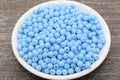 6mm Dusty Blue Acrylic Gumball Beads