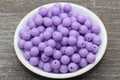 10mm Light Purple Acrylic Gumball Beads