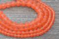 orange jade beads, stone beads for bracelets