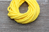 4mm yellow heishi beads for bracelets and DIY jewelry