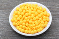8mm Golden Yellow Acrylic Gumball Beads