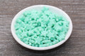 14mm Mint Green Acrylic Star Beads
