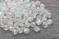12mm Translucent AB Faceted Acrylic Beads