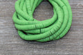 8mm green heishi beads for bracelets and DIY jewelry