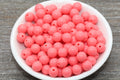 10mm Watermelon Pink Acrylic Gumball Beads