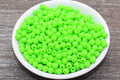 6mm Light Green Acrylic Gumball Beads