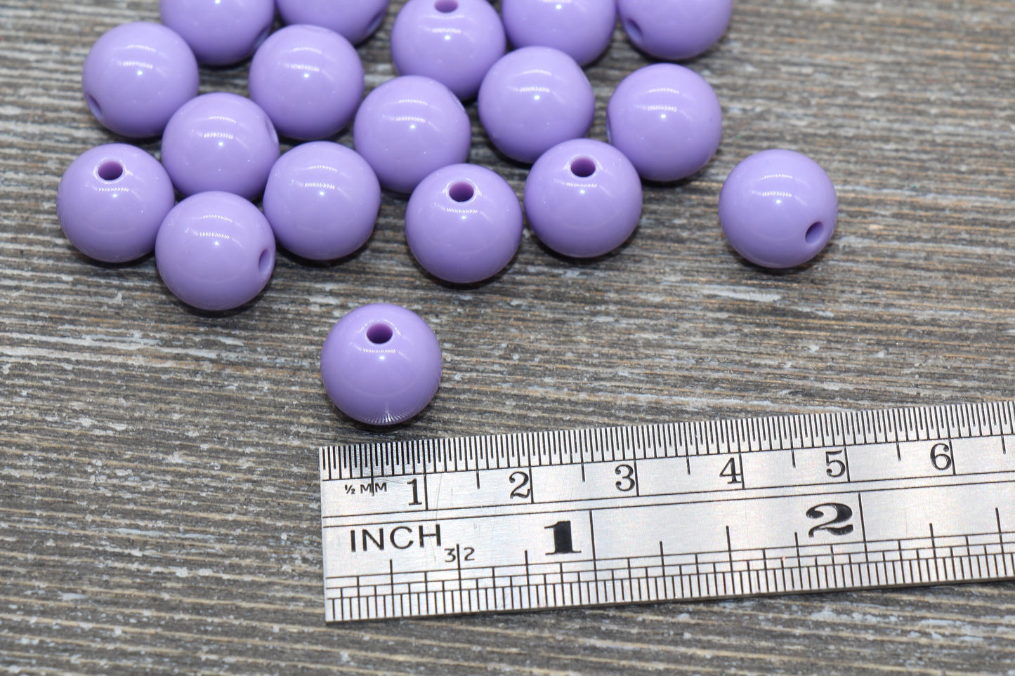 12mm Purple Gumball Beads, Round Acrylic Loose Beads, Bubblegum Beads, Chunky Beads, Gumball Beads, Smooth Plastic Round Beads #1371