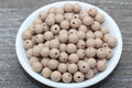 10mm Burlywood Brown Acrylic Gumball Beads