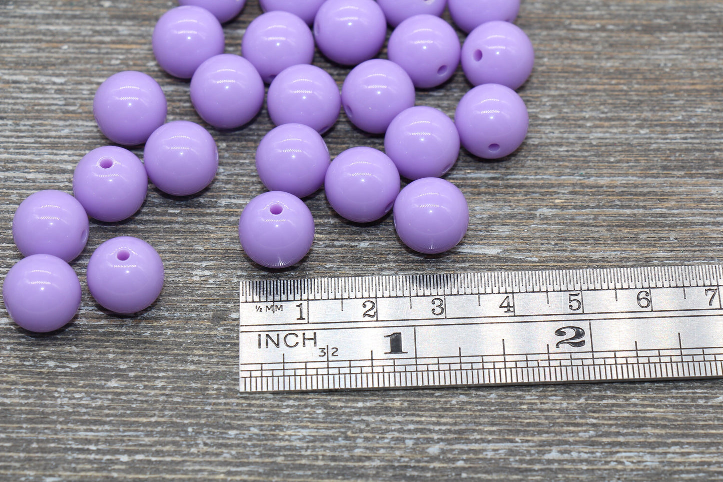 12mm Light Purple Gumball Beads, Round Acrylic Loose Beads, Bubblegum Beads, Chunky Beads, Gumball Beads, Smooth Plastic Round Beads #1396