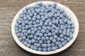 6mm Bluish Gray Acrylic Gumball Beads