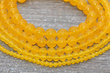 Golden Jade Gemstone Beads