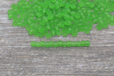 4mm 6/0 matte green transparent glass seed beads for bracelets
