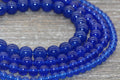 royal blue jade beads, stone beads for bracelets