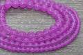 violet pink jade beads, stone beads for bracelets