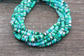 4mm green white multicolored heishi beads for bracelets and DIY jewelry